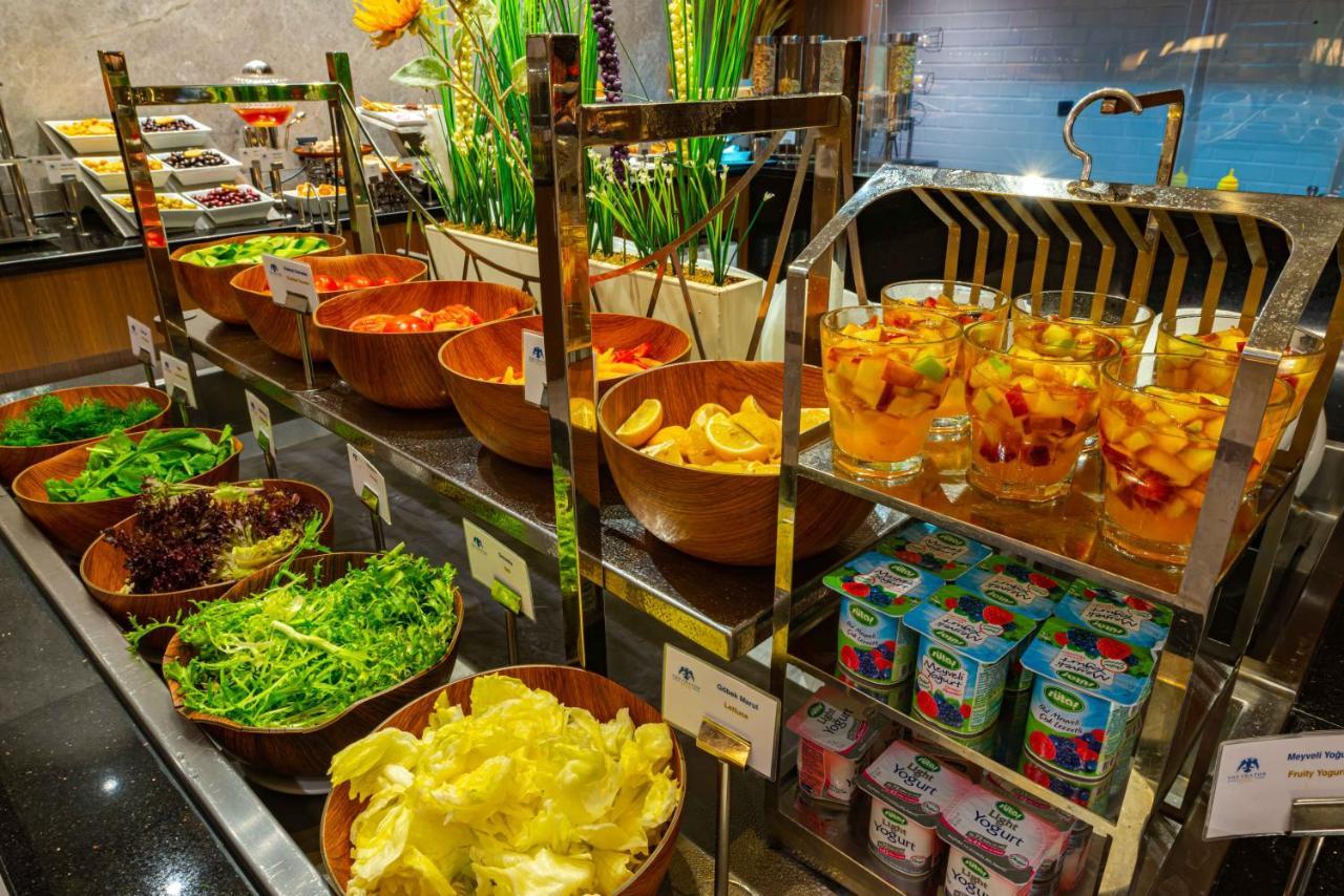 The Craton Hotel Sisli Istanbul Exterior foto A salad bar